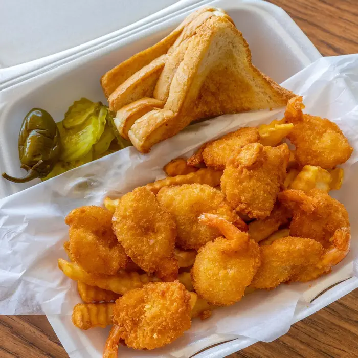 Fried shrimp basket