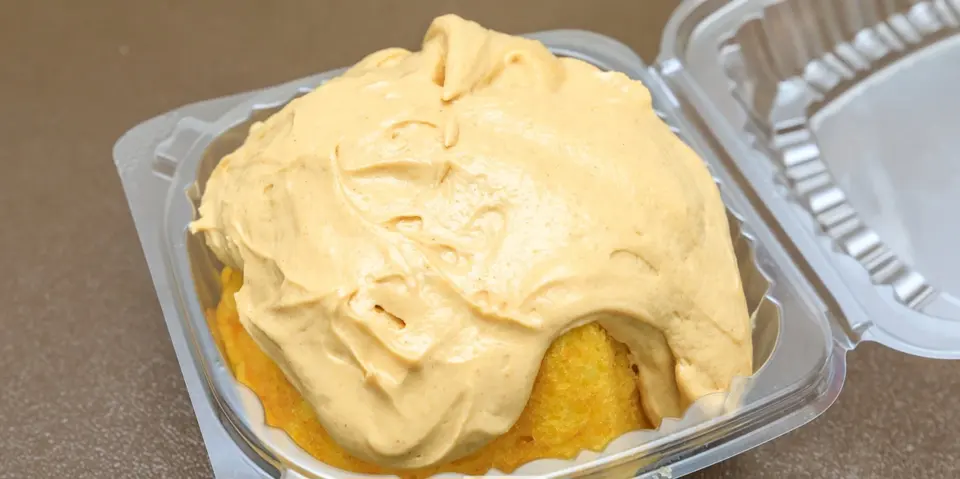 Q'Tee Pies peanut butter frosted cake